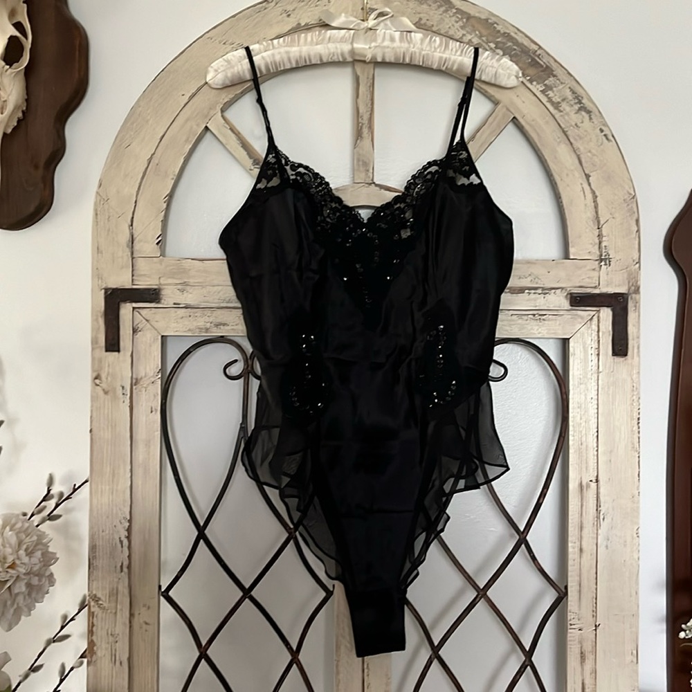 Victoria’s Secret Black Lace Bodysuit